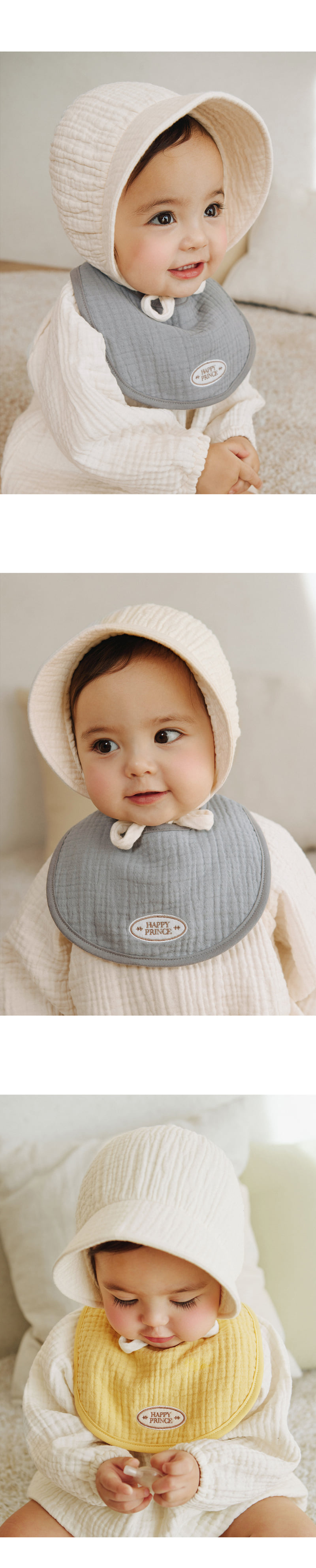 Kids Clara - Korean Baby Fashion - #onlinebabyshop - Happy Bebe Yoru Bonnet - 5