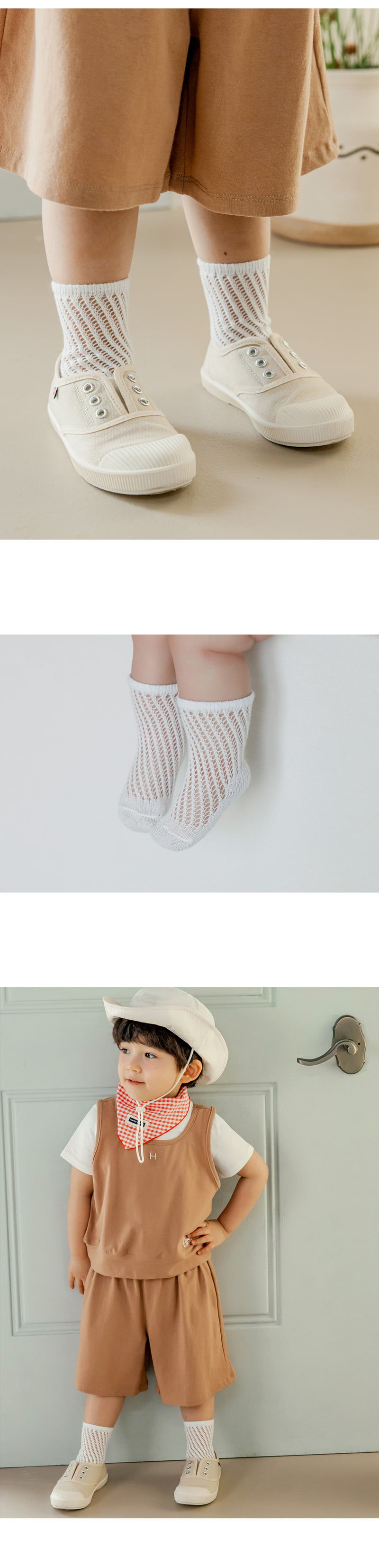 Kids Clara - Korean Baby Fashion - #onlinebabyshop - Loop Summer Socks (set of 5) - 2