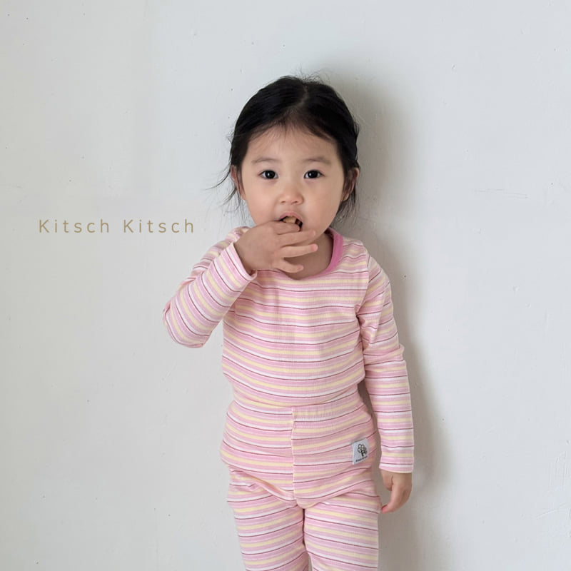 Kitsch Kitsch - Korean Children Fashion - #Kfashion4kids - Mellow Stripe Easywear - 8