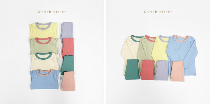 Kitsch Kitsch - Korean Children Fashion - #fashionkids - Daily Curve Ribbed Easywear - 3