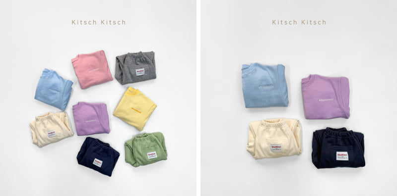 Kitsch Kitsch - Korean Children Fashion - #kidsshorts - Butter Soft Sweet Top Bottom Set - 3