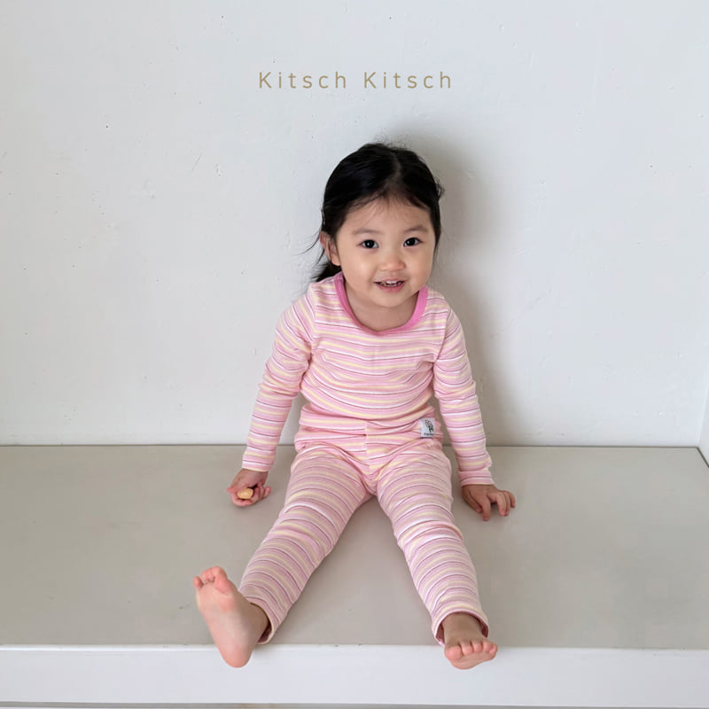 Kitsch Kitsch - Korean Children Fashion - #kidzfashiontrend - Mellow Stripe Easywear - 7