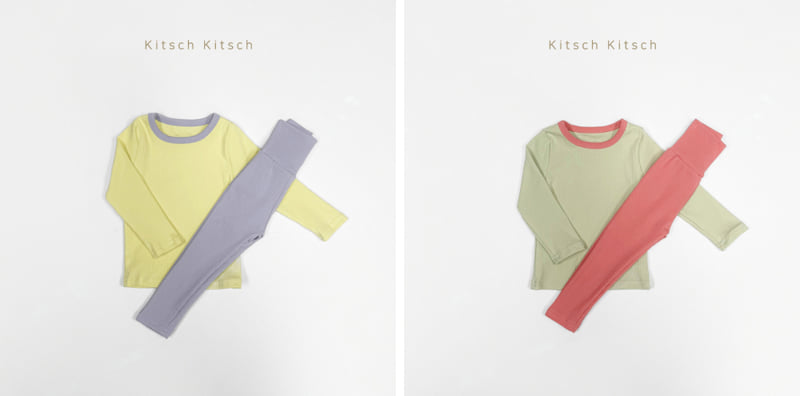 Kitsch Kitsch - Korean Children Fashion - #kidzfashiontrend - Daily Curve Ribbed Easywear - 6