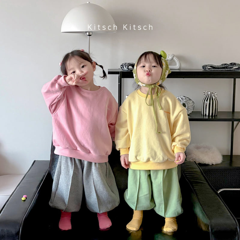 Kitsch Kitsch - Korean Children Fashion - #littlefashionista - Butter Soft Sweet Top Bottom Set - 7