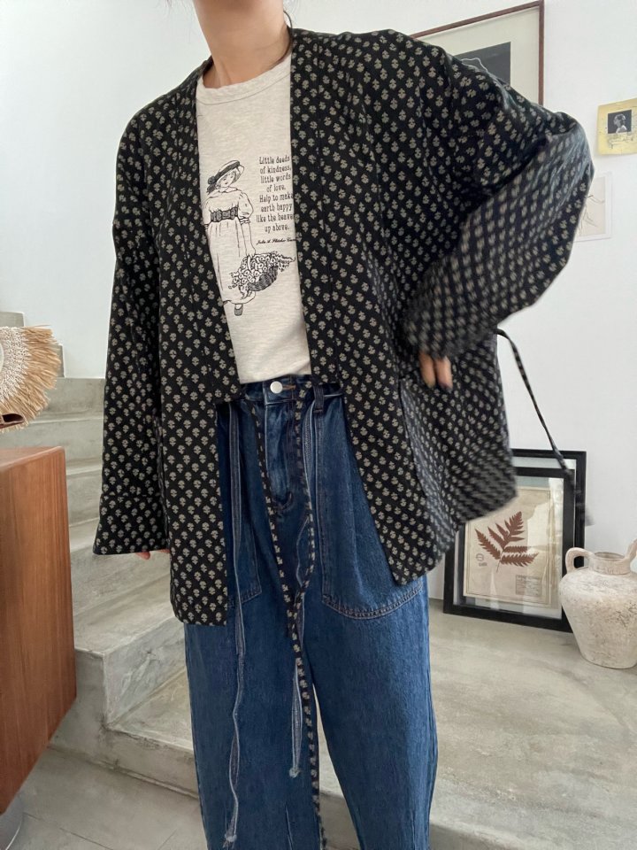 Lagrass - Korean Women Fashion - #momslook - Lema Robe Cardigan - 11