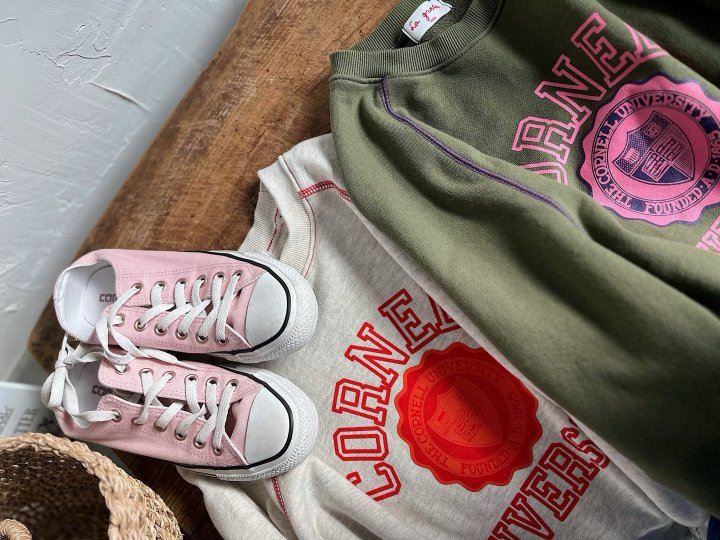 Lagrass - Korean Women Fashion - #momslook - Cornell Sweatshirt - 11