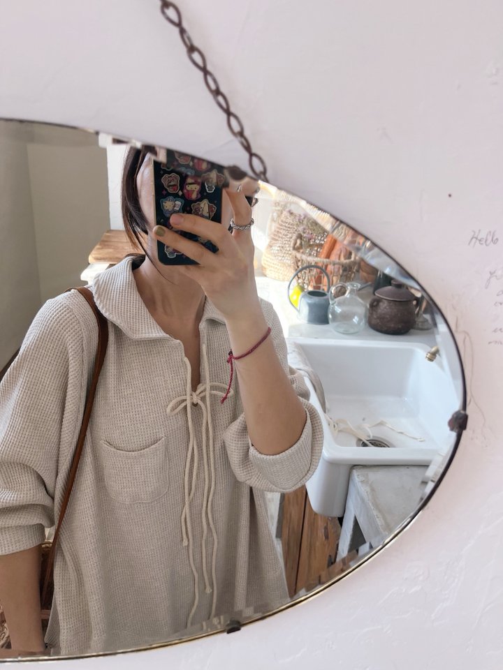 Lagrass - Korean Women Fashion - #momslook - Collar Knit One-Piece - 5