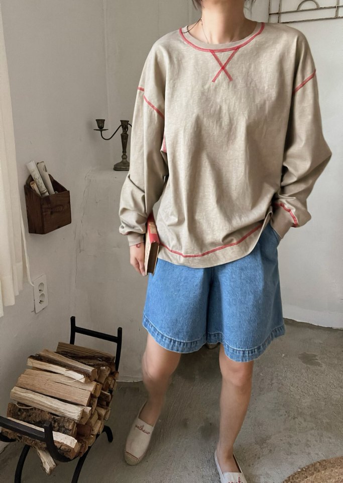 Lagrass - Korean Women Fashion - #momslook - Garment Tee - 12