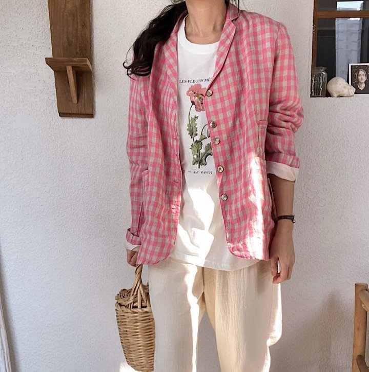 Lagrass - Korean Women Fashion - #momslook - Nerd Jacket