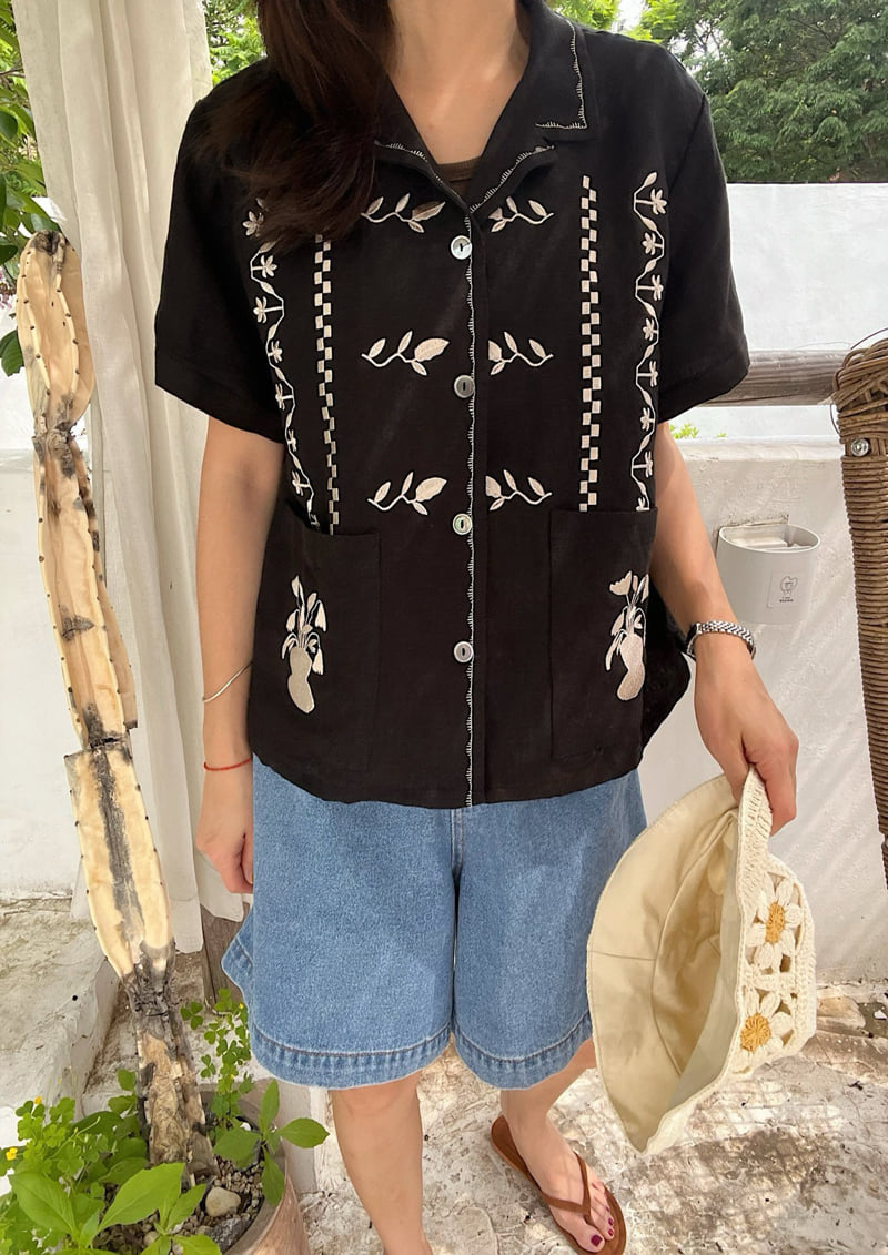 Lagrass - Korean Women Fashion - #momslook - Croc Shirt - 5