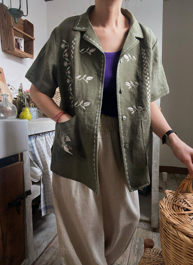 Lagrass - Korean Women Fashion - #momslook - Croc Shirt - 7