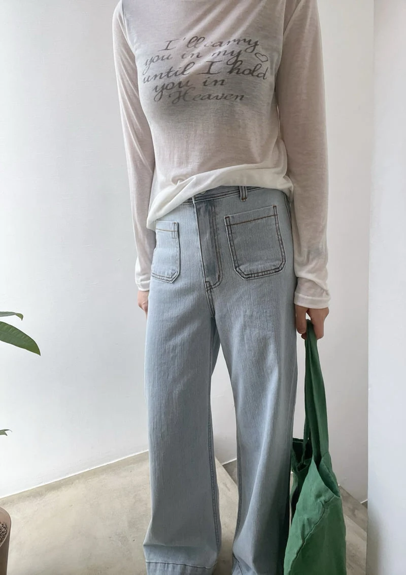 Lagrass - Korean Women Fashion - #momslook - Jane Denim Pants - 9