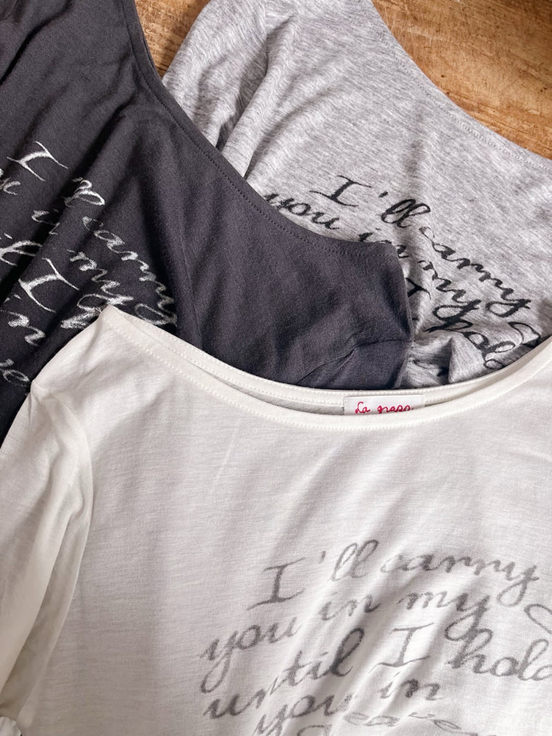 Lagrass - Korean Women Fashion - #momslook - Carrie Tee - 7
