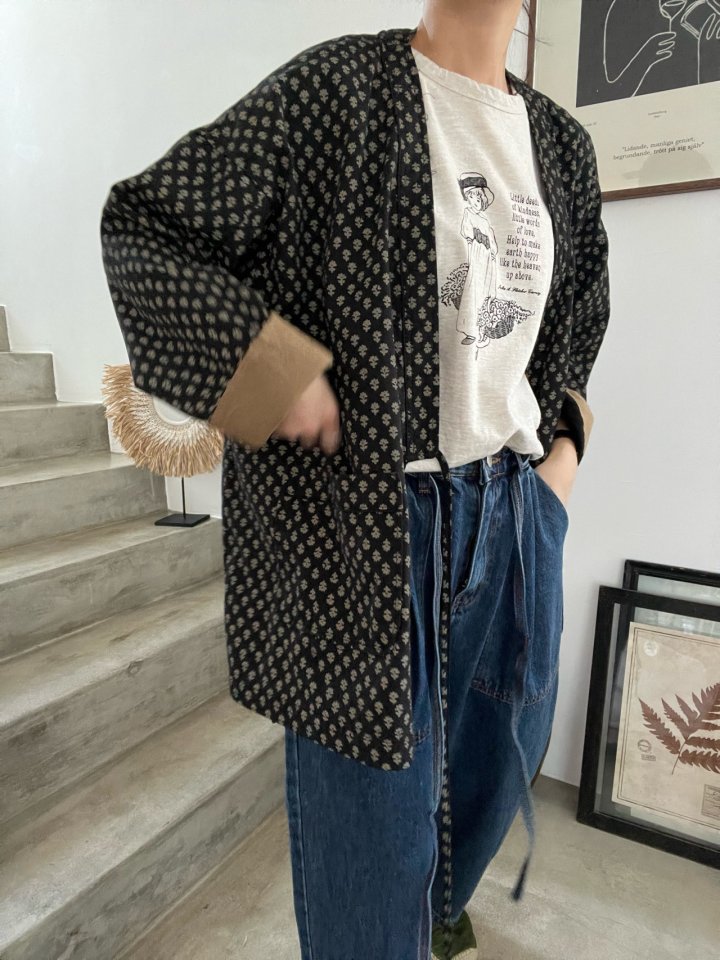 Lagrass - Korean Women Fashion - #pursuepretty - Lema Robe Cardigan - 5