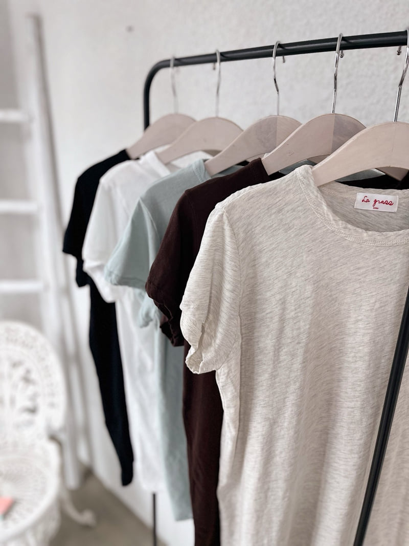Lagrass - Korean Women Fashion - #pursuepretty - Musk Tee - 11