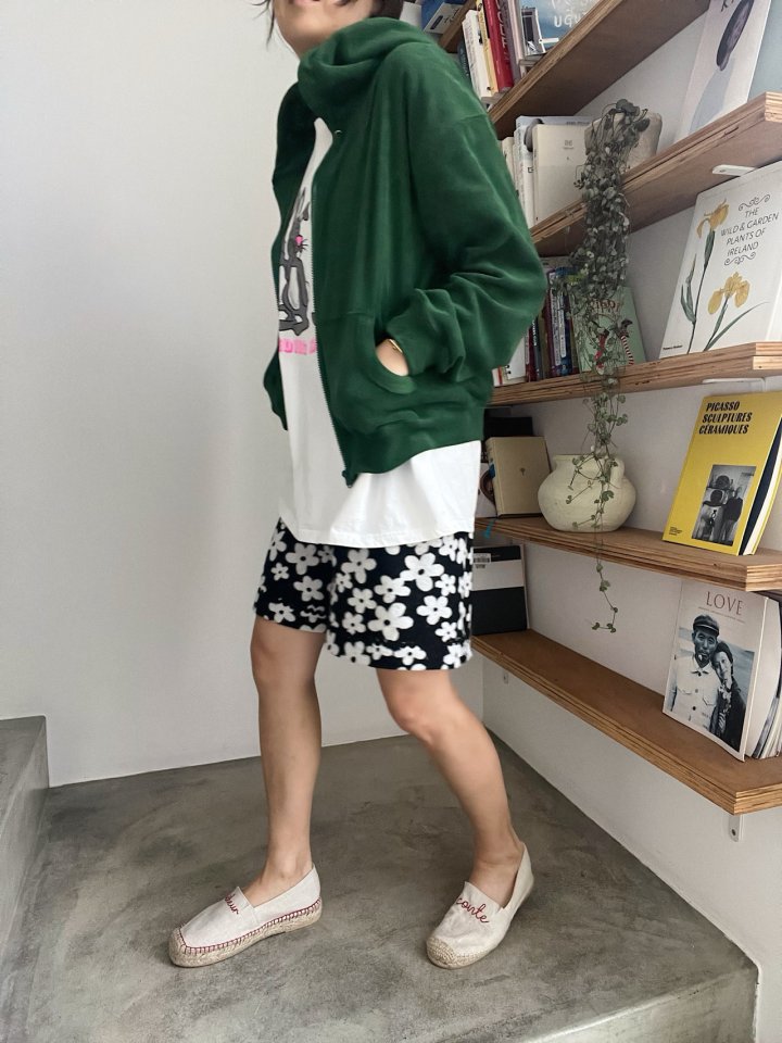Lagrass - Korean Women Fashion - #restrostyle - Sien Hood Zip-Up - 7