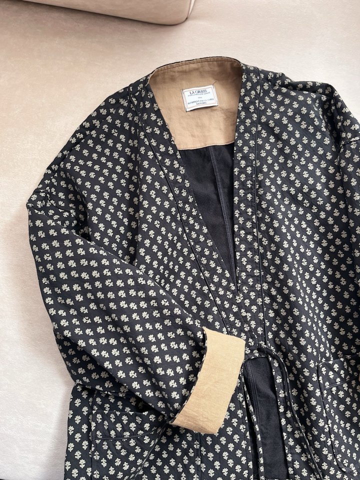 Lagrass - Korean Women Fashion - #restrostyle - Lema Robe Cardigan - 6