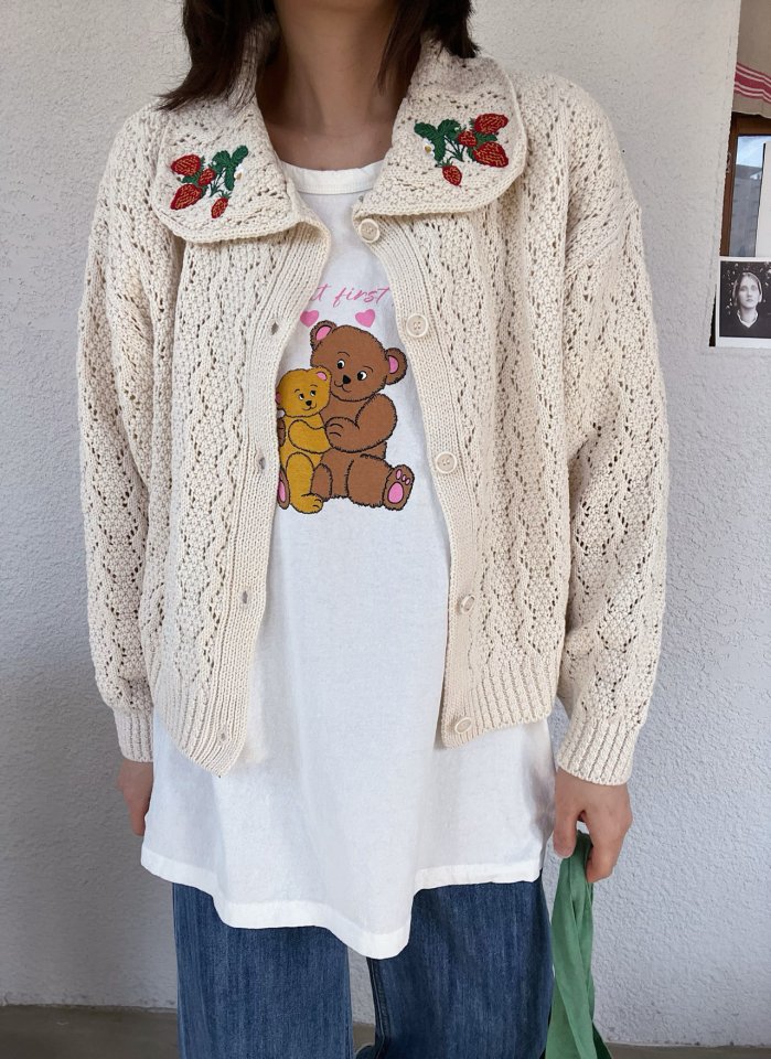Lagrass - Korean Women Fashion - #pursuepretty - Berry Cardigan - 4