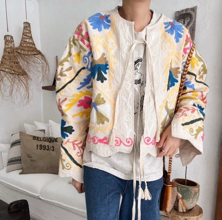 Lagrass - Korean Women Fashion - #romanticstyle - Suzani Jacket