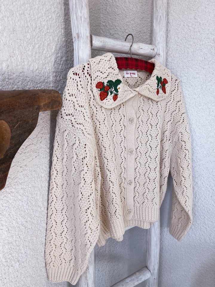 Lagrass - Korean Women Fashion - #shopsmall - Berry Cardigan - 6