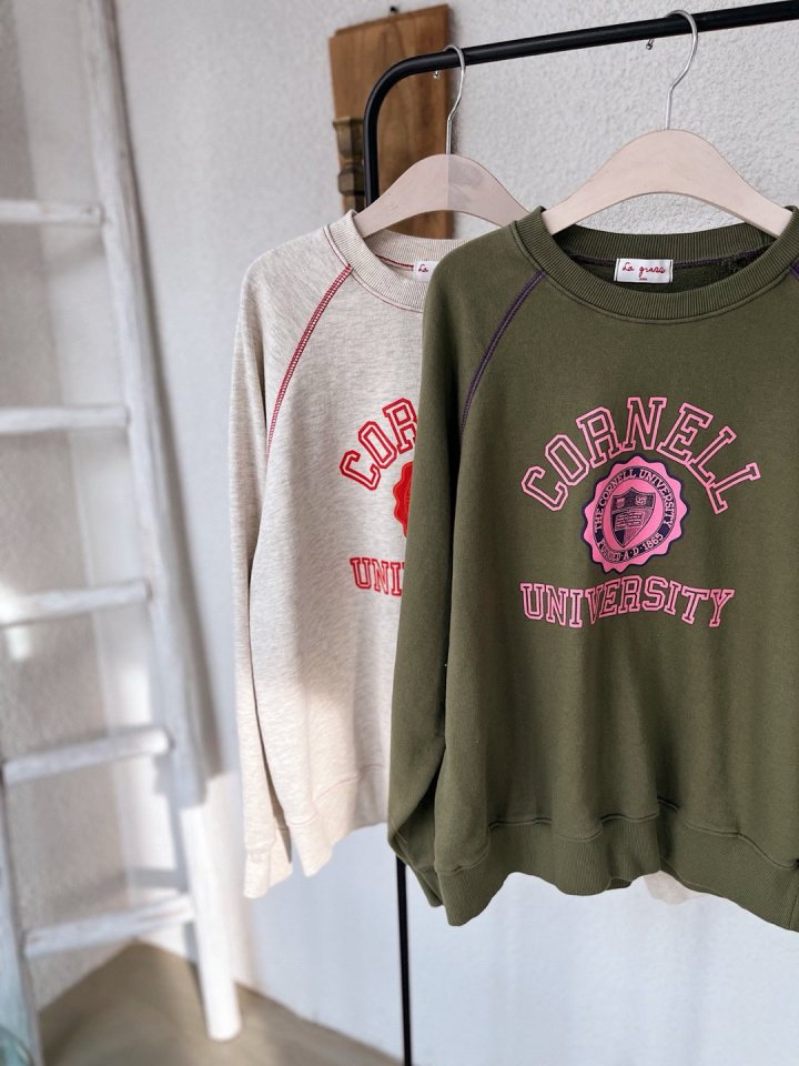 Lagrass - Korean Women Fashion - #thelittlethings - Cornell Sweatshirt - 6