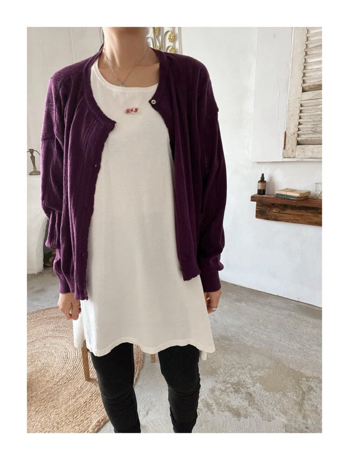 Lagrass - Korean Women Fashion - #thelittlethings - Cotton Long Tee