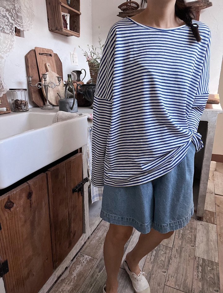Lagrass - Korean Women Fashion - #thelittlethings - Russ Stripe Tee - 11