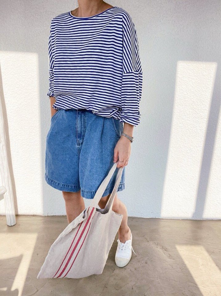 Lagrass - Korean Women Fashion - #womensfashion - Russ Stripe Tee - 4