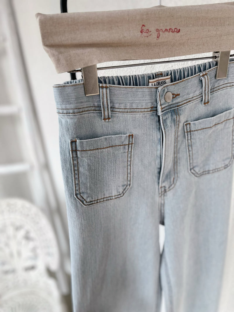 Lagrass - Korean Women Fashion - #vintageinspired - Jane Denim Pants - 11