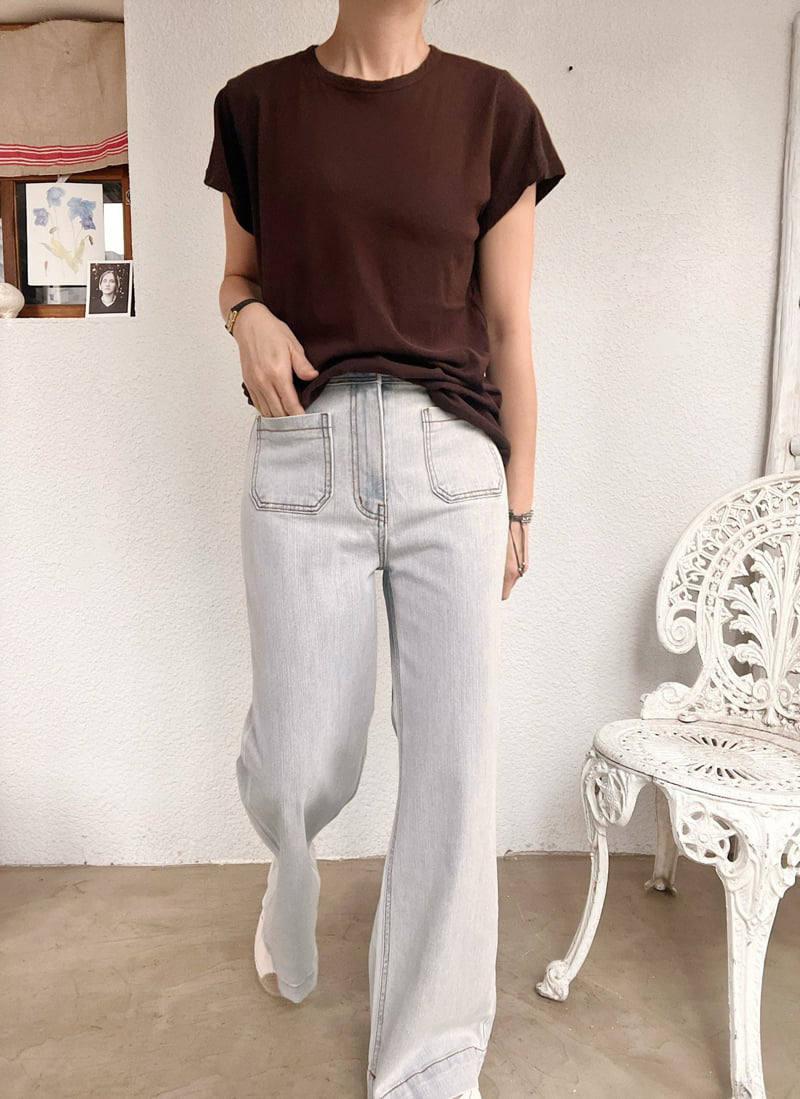 Lagrass - Korean Women Fashion - #vintageinspired - Musk Tee - 9