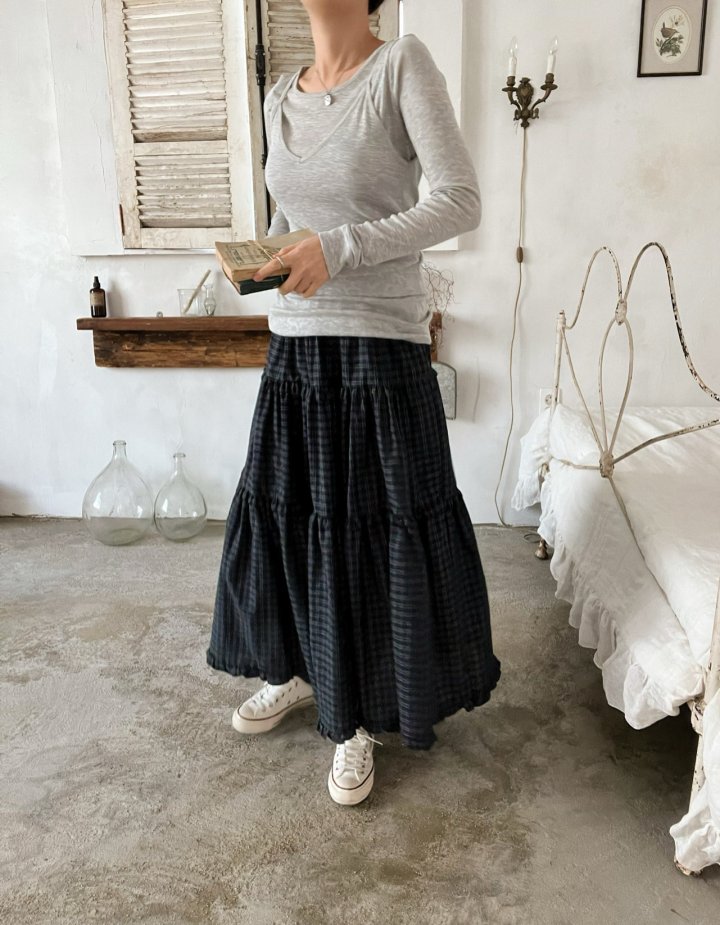 Lagrass - Korean Women Fashion - #vintagekidsstyle - Sion Skirt - 6