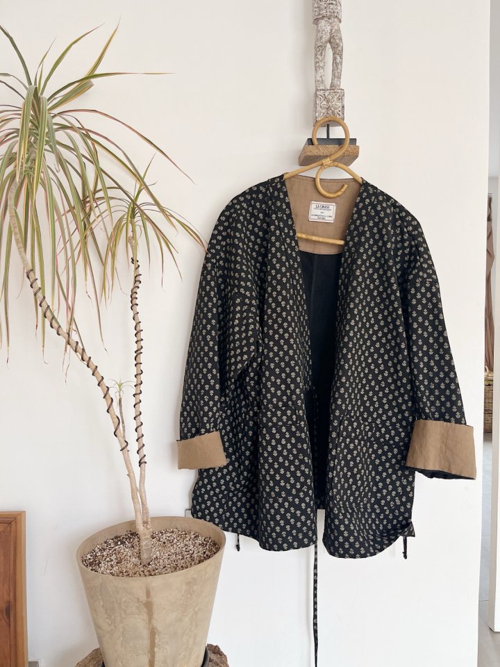 Lagrass - Korean Women Fashion - #vintageinspired - Lema Robe Cardigan - 4