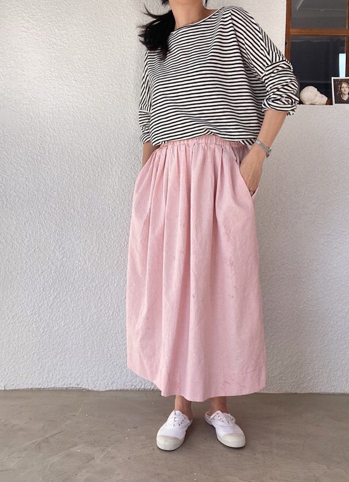 Lagrass - Korean Women Fashion - #vintagekidsstyle - Russ Stripe Tee - 5