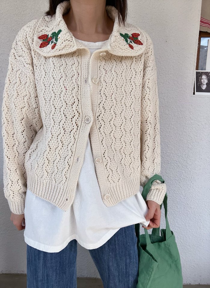 Lagrass - Korean Women Fashion - #womensfashion - Berry Cardigan - 10
