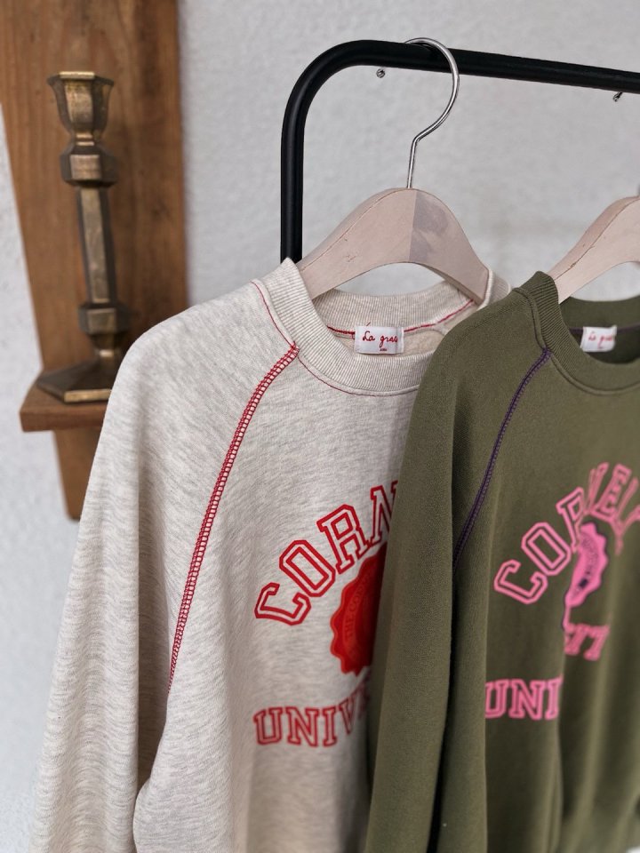 Lagrass - Korean Women Fashion - #womensfashion - Cornell Sweatshirt - 10