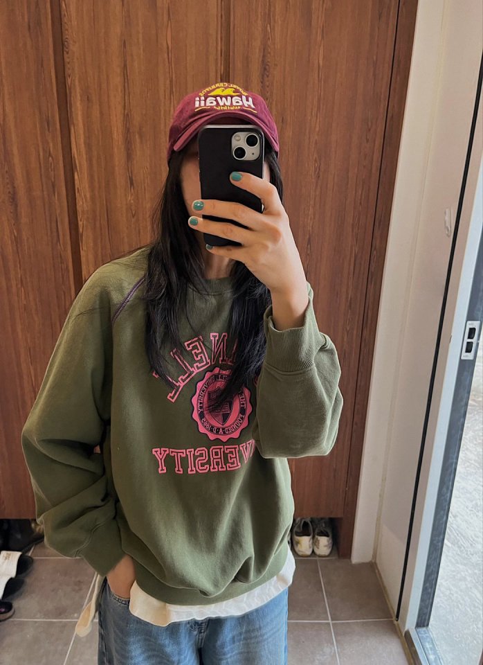 Lagrass - Korean Women Fashion - #womensfashion - Cornell Sweatshirt - 8