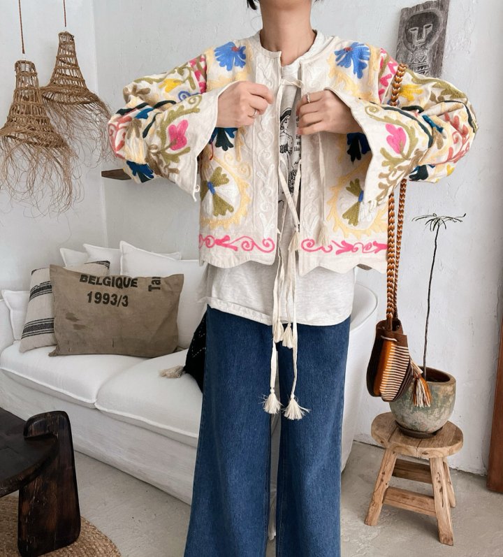 Lagrass - Korean Women Fashion - #womensfashion - Suzani Jacket - 6