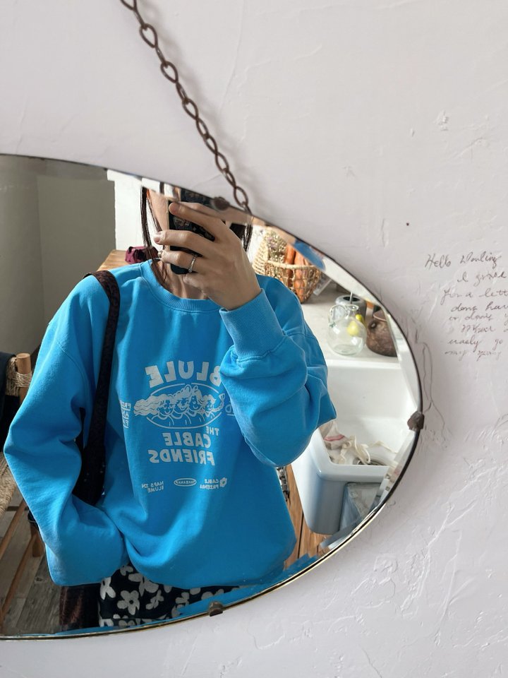 Lagrass - Korean Women Fashion - #womensfashion - Friends Sweatshirt - 7