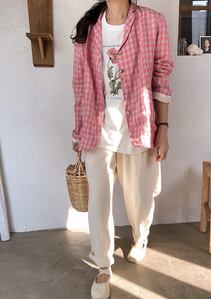Lagrass - Korean Women Fashion - #womensfashion - Nerd Jacket - 2