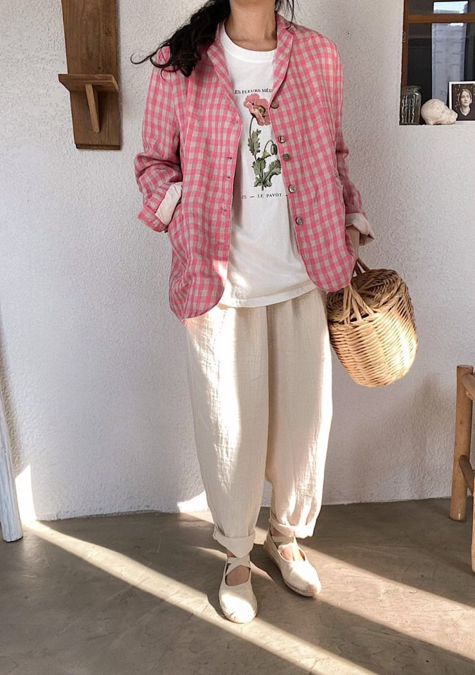 Lagrass - Korean Women Fashion - #womensfashion - Nerd Jacket - 6