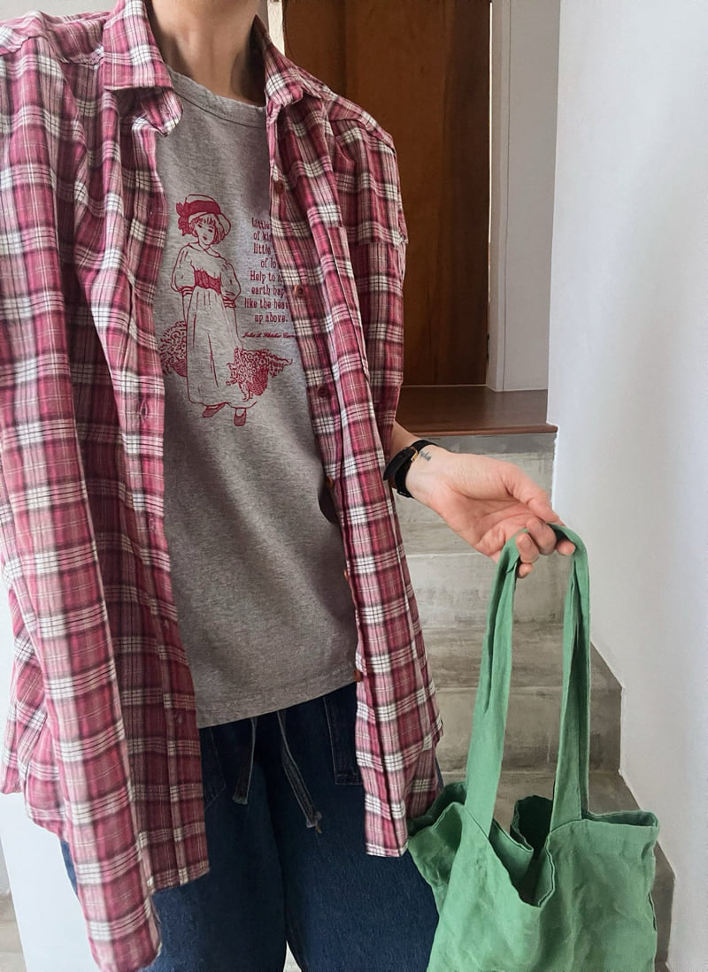 Lagrass - Korean Women Fashion - #womensfashion - Dusk Check Shirt - 10
