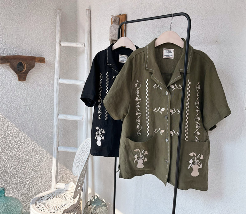 Lagrass - Korean Women Fashion - #womensfashion - Croc Shirt - 8