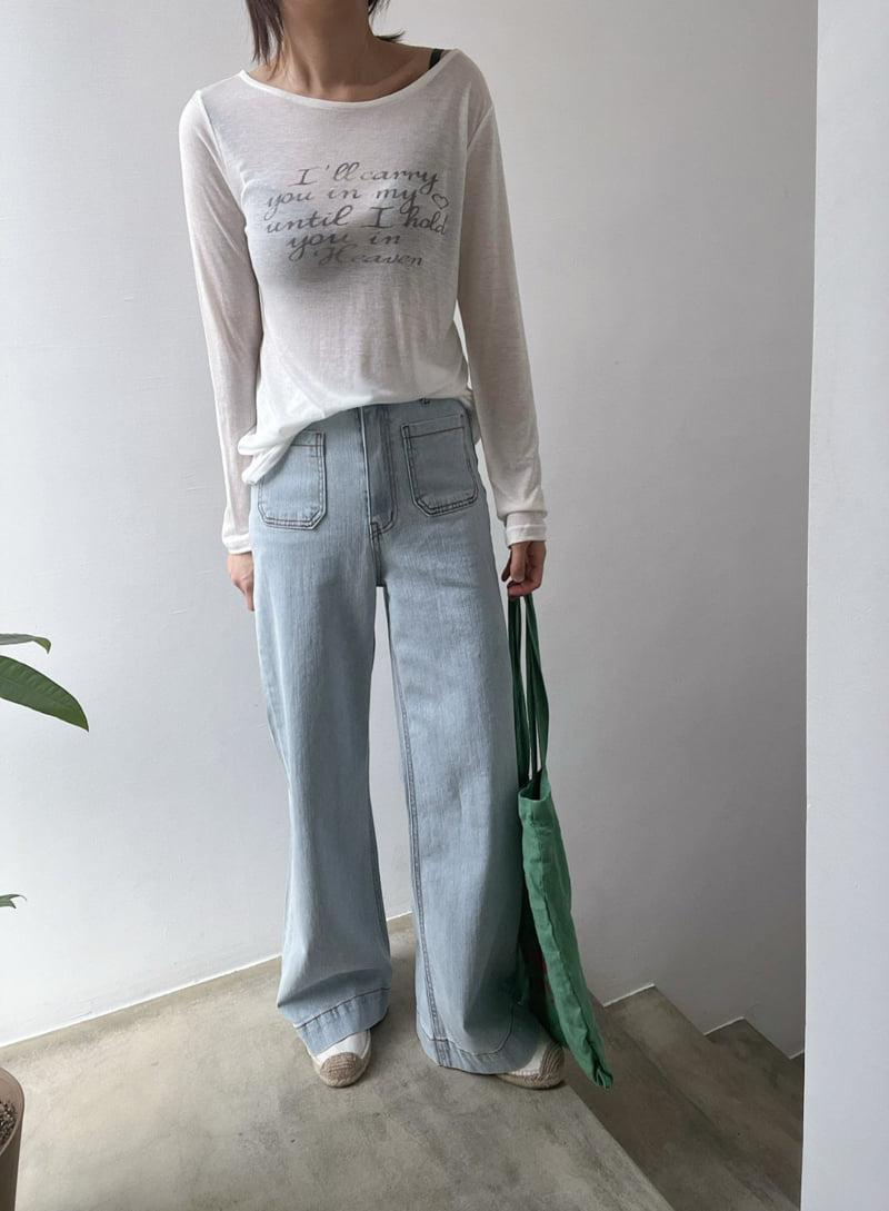 Lagrass - Korean Women Fashion - #womensfashion - Jane Denim Pants - 10