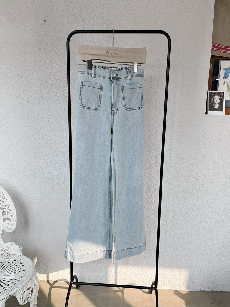 Lagrass - Korean Women Fashion - #womensfashion - Jane Denim Pants - 2