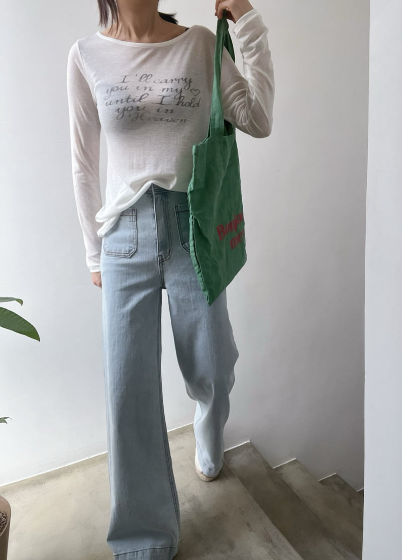 Lagrass - Korean Women Fashion - #momslook - Jane Denim Pants - 4