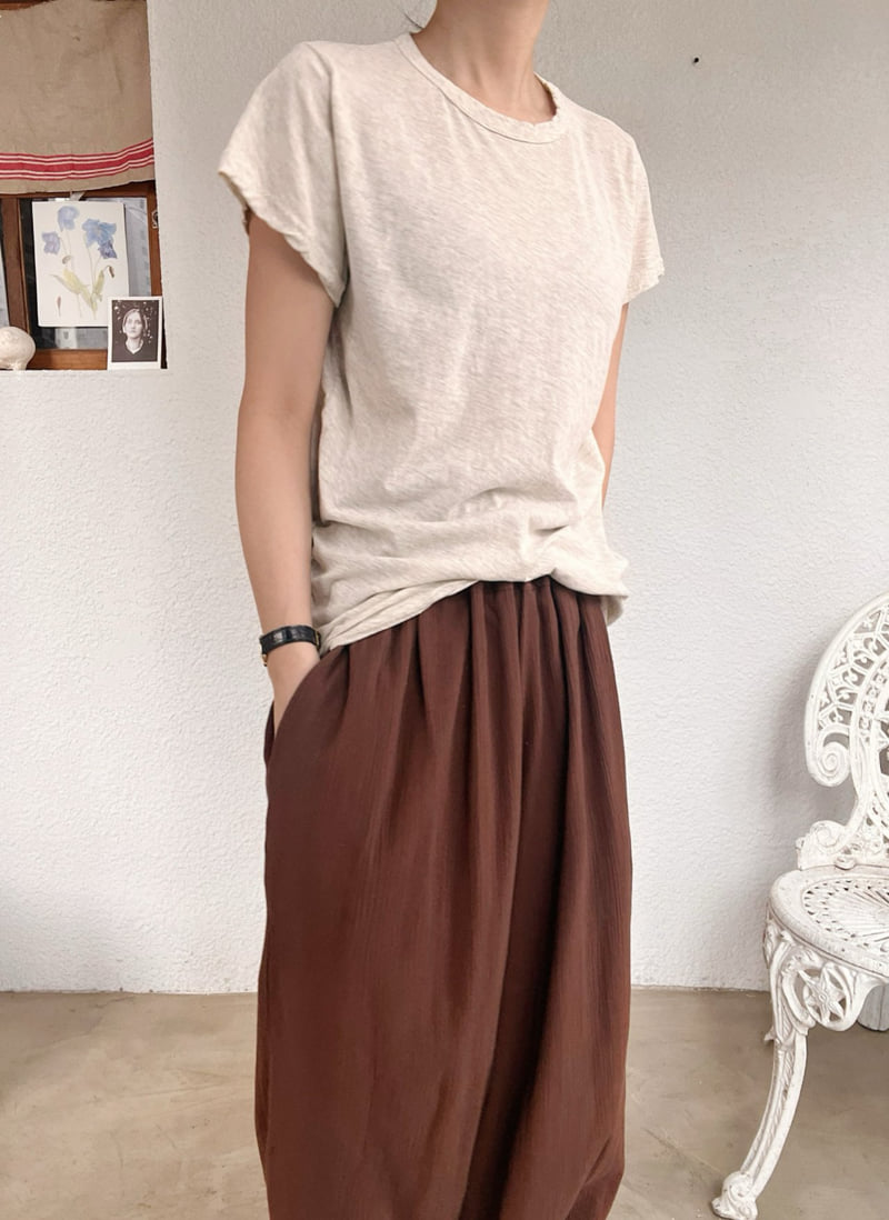 Lagrass - Korean Women Fashion - #momslook - Musk Tee - 4