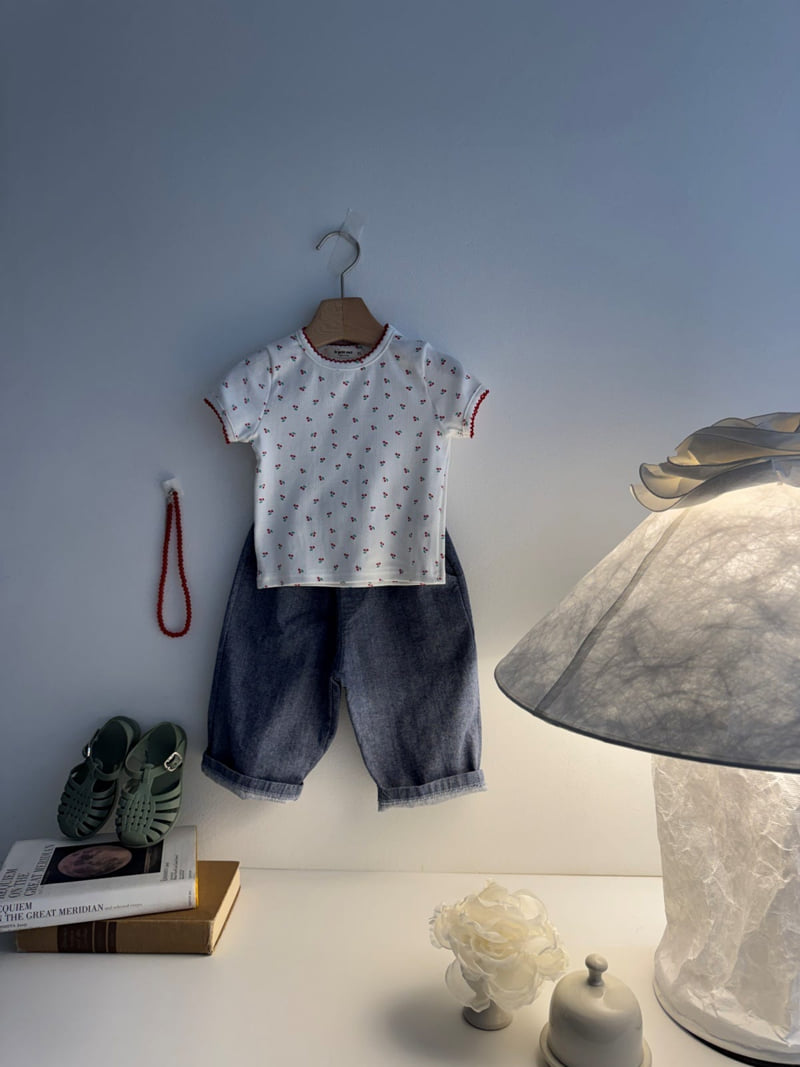 Le petitmot - Korean Children Fashion - #Kfashion4kids - Slub Denim Pants - 8