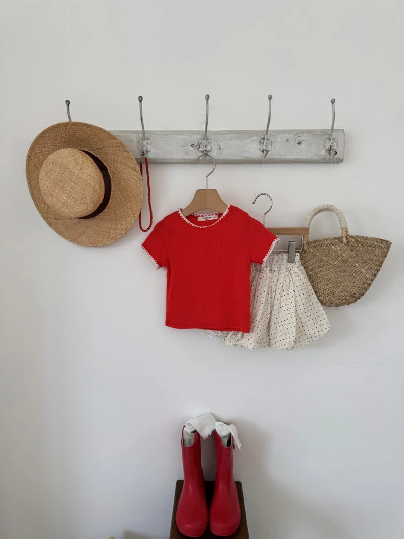 Le petitmot - Korean Children Fashion - #Kfashion4kids - Eyelet Melo Tee - 2