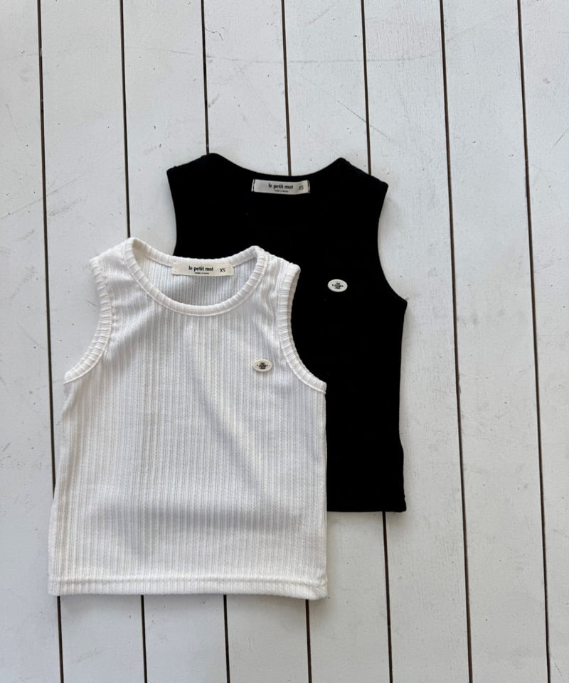 Le petitmot - Korean Children Fashion - #Kfashion4kids - Inner Ribbed Tee