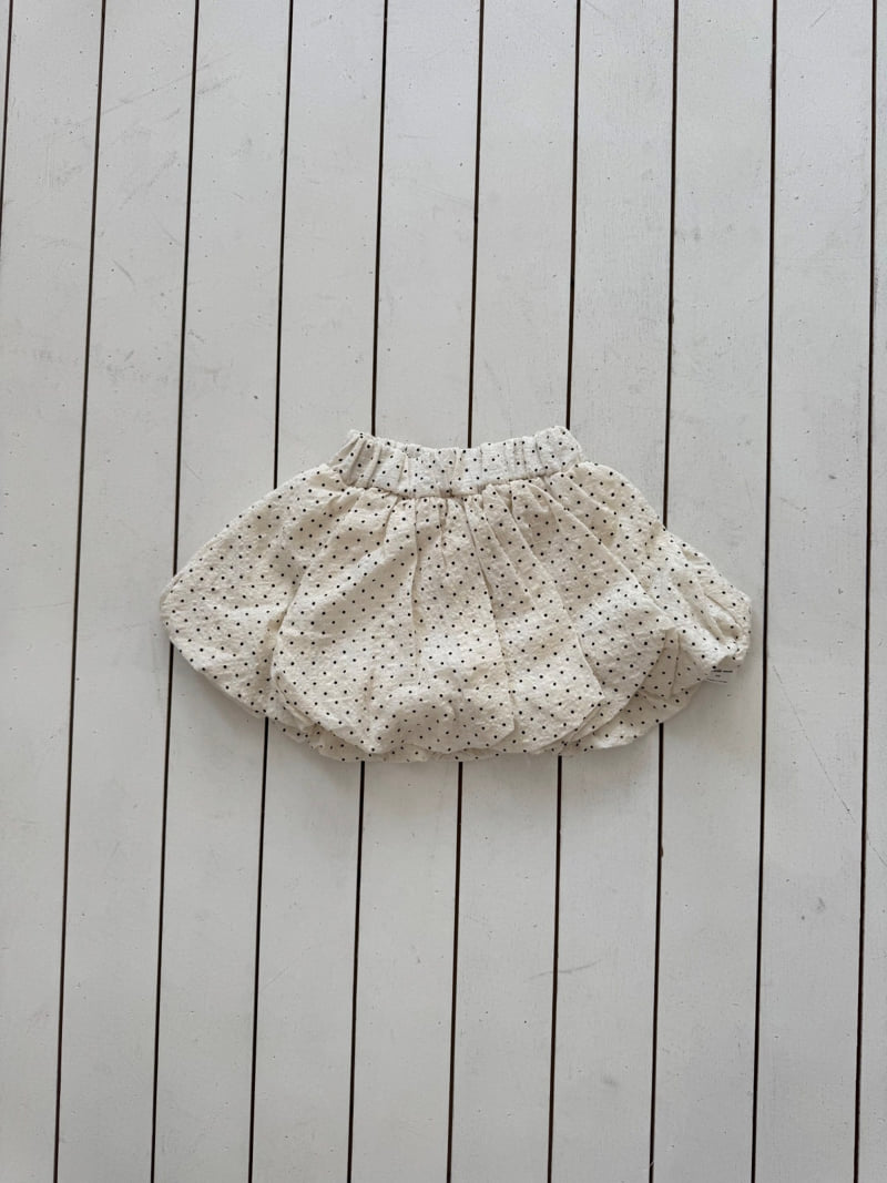 Le petitmot - Korean Children Fashion - #childofig - Dot Balloon Skirt - 3